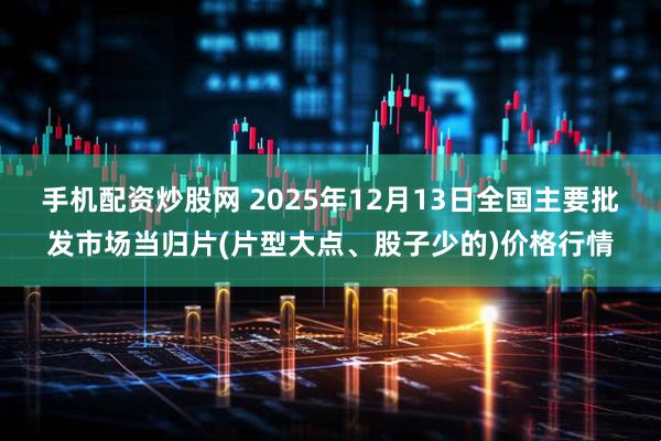 手机配资炒股网 2025年12月13日全国主要批发市场当归片(片型大点、股子少的)价格行情